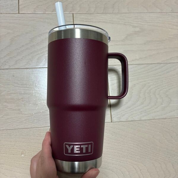 新品未使用 yeti タンブラー 非売品 ワインレッド