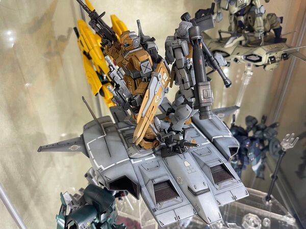 HG 3体セット ジムストライカー 陸戦型ジム ドダイ改 お揃いカラー全塗装 完成品