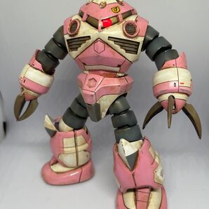 ピンク ズゴッグ 完成品 筋彫り入れまくり HGだけどRGを目指しました 汚し塗装