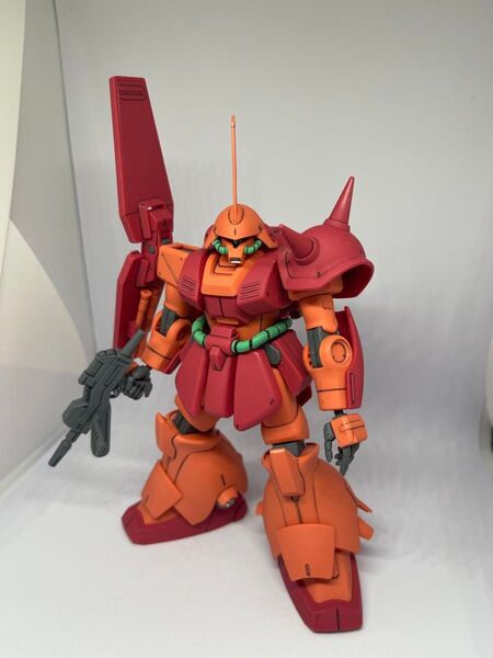 HG マラサイ 組み立て済み スミ入れ 艶消し ガンプラ