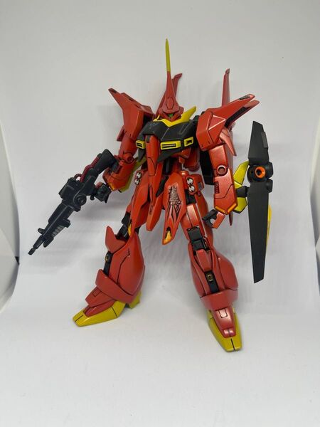 HG バウ 完成品 全塗装 スミ入れ スジ彫り