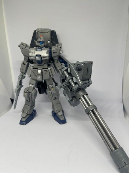 HG ガンダムEz8 改造 ジム顔化 ガトリングガン付き