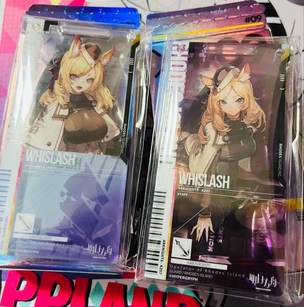 アークナイツ ウィスラッシュ 通行認証アクリルキーホルダー 異進前&後セット