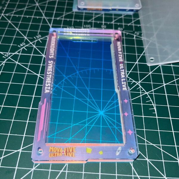 アークナイツ 通行認証 ケース 青 ホログラム