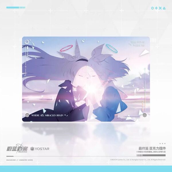【中国限定】ブルーアーカイブ 最終章【アロナ プラナ】アクリルプレート