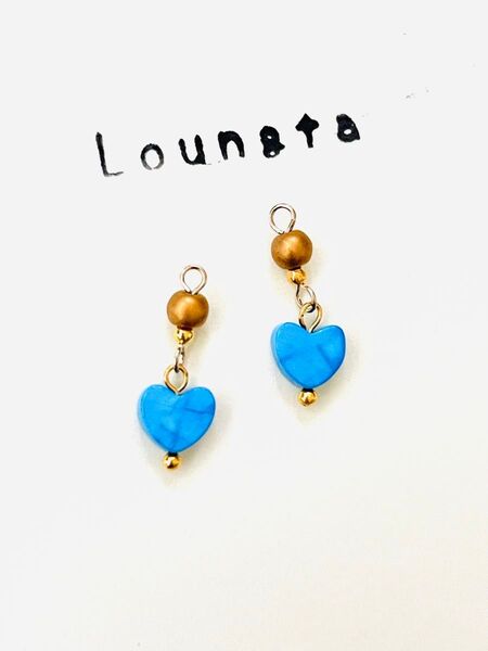 825ハンドメイドピアス 樹脂ピアス 金属フック 高品質樹脂ピアス 個性派ピアス イヤリング ノンホールイヤリング