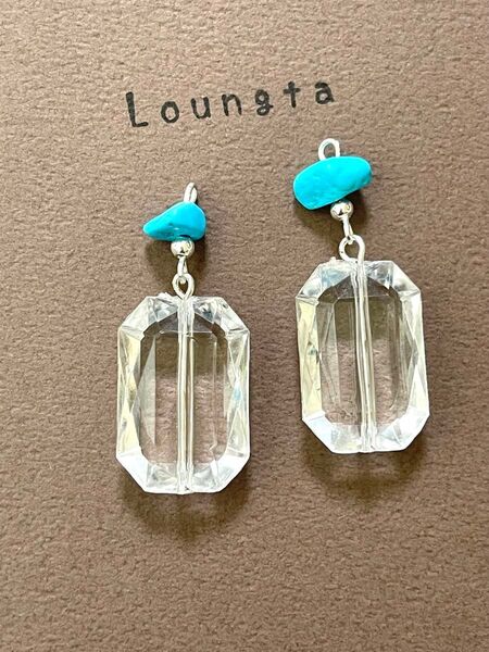 996ハンドメイドピアス 樹脂ピアス 金属フック 高品質樹脂ピアス 個性派ピアス イヤリング ノンホールイヤリング