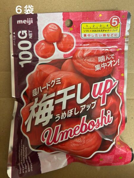 ハードグミ梅干し 6袋