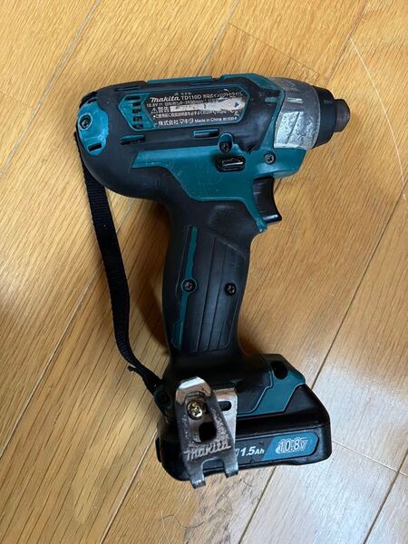 マキタ インパクトドライバ 10.8V TD110D バッテリー付き