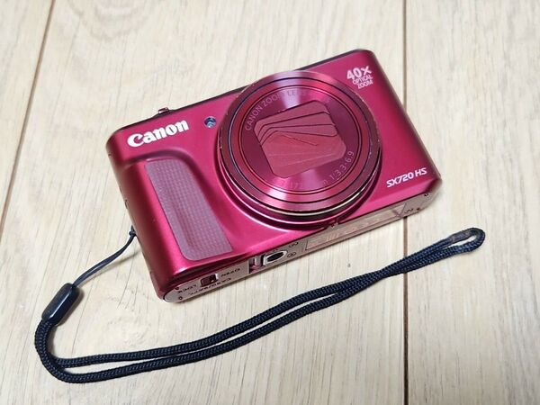 Canon PowerShot SX720HS 動作品 純正バッテリー ストラップ付き