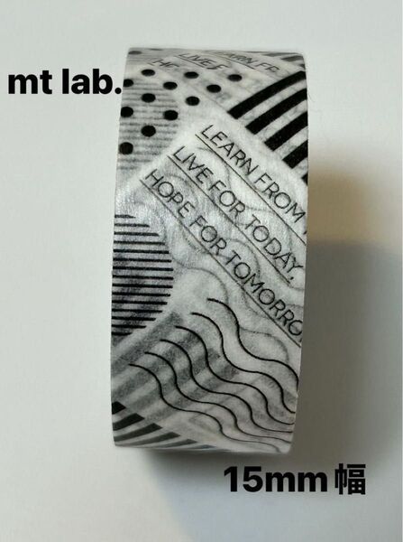mt マスキングテープ mt lab.限定 計り売り 分と挿絵 15mm幅