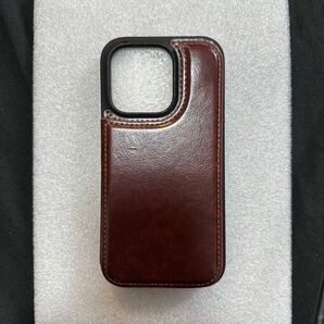 iPhone 14 Pro カード型 スマホケース カード収納 レザー革