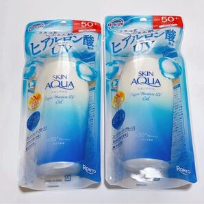 スキンアクア スーパーモイスチャーUVジェル 2本セット ヘアゴム