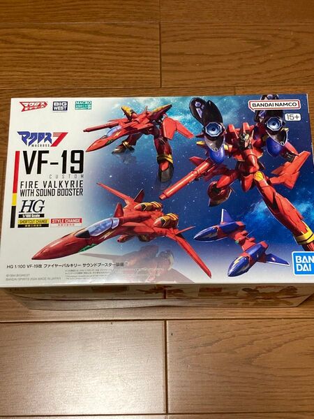 ★未開封品★HG VF-19改 ファイヤーバルキリー サウンドブースター装備 マクロス7 バンダイ