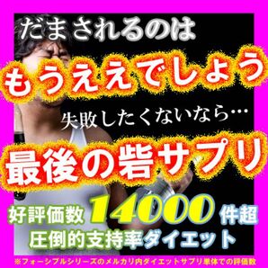 好実績14000超!短期集中サプリ タイムセール価格 早稲田総合研究所フォーシブル ダイエットサプリ バニボ等にも