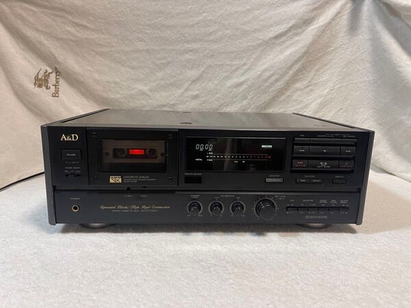A&D GX-Z7100EV ジャンク カセットデッキ 通電の確認