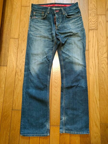 EDWIN 503 REGULAR JAPAN EDGE OF BLUE ストレッチ EG503 W31 中古
