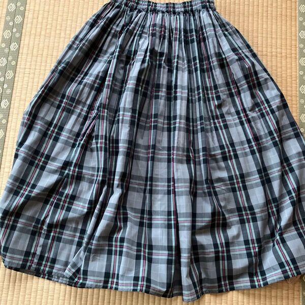 新品 アフタヌーンティー チェック柄 ロングスカート
