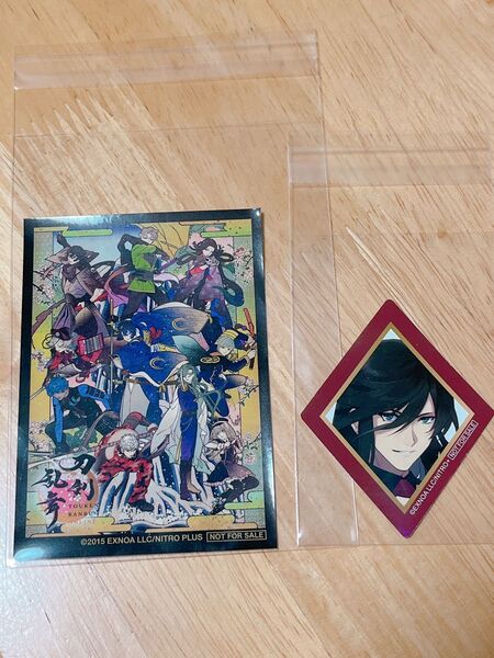 刀剣乱舞 アニメイト特典 オーロラステッカー 和泉守兼定 2点セット