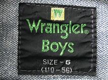 80s ビンテージ ラングラー キッズ デニム ジャケット Gジャン　　ジージャン 日本ライセンス 80年代 ヴィンテージ Wrangler BOYS 柳2807_画像3