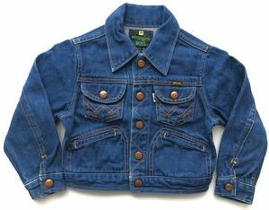 Винтажный Wrangler Kids Wrangler Kids Denim Jacket G Jean Jean License 80S Vintage Wrangler Boys Yanagi 2807