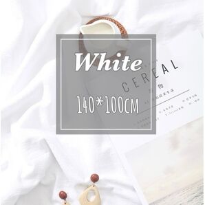 ホワイト 背景布 140×100cm 撮影用 フォト シンプル web会議 誕生日 装飾 結婚式 ニューボーンフォト ハンドメイド