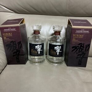 サントリー 響21年 空瓶 化粧箱 2本セット