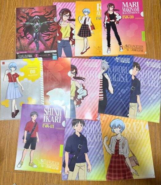 エヴァンゲリオン 三食補完計画 はま寿司 オリジナルクリアファイル A4 エヴァ クリアファイル 1番くじ