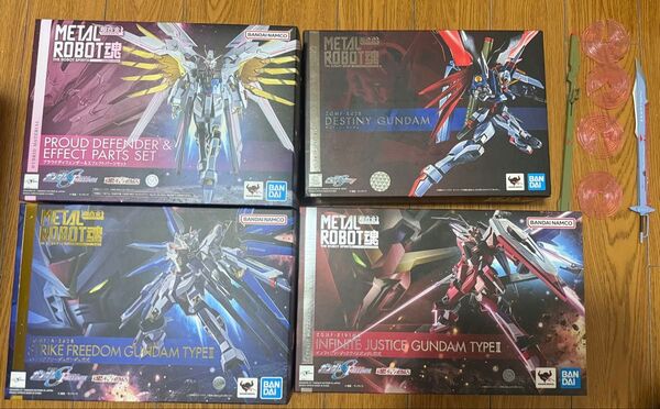 METAL ROBOT魂 機動戦士ガンダムSEED FREEDOM セット ガンプラ ガンダム フィギュア フリーダムガンダム