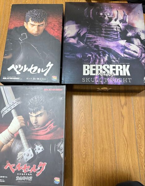 RAH ベルセルク ガッツ 黒い剣士 鷹の団 THREEZERO 髑髏の騎士 黄金時代 フィギュア グリフィス