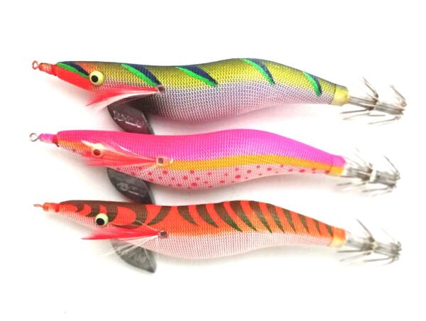 ⑧【美中古】激レア ヨーヅリ アオリーQ 3.5号 3個セット エギ 餌木