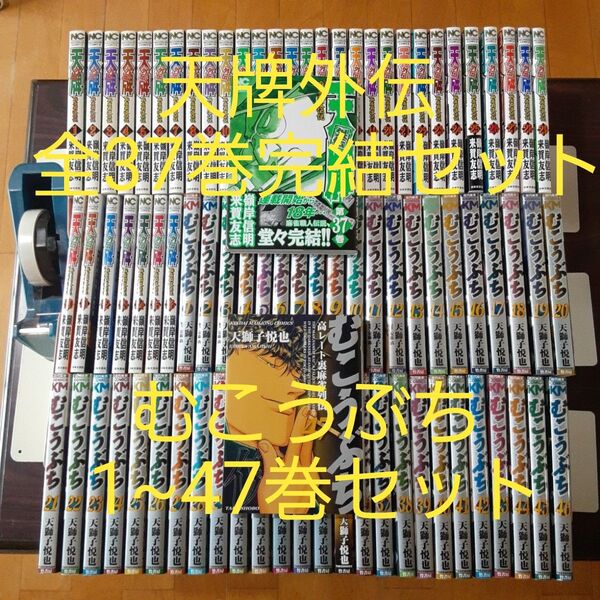 天牌外伝 全37巻完結セット むこうぶち 1~47巻セット 計84冊