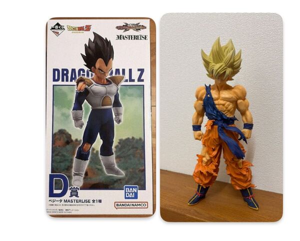 一番くじ ドラゴンボール VSオムニバスCROSS D賞 ベジータ オムニバスbrave 孫悟空 フィギュア 2体 セット
