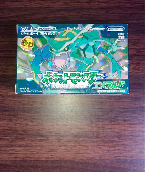 エメラルド ゲームボーイアドバンス ポケモン ソフト GBA ポケットモンスター