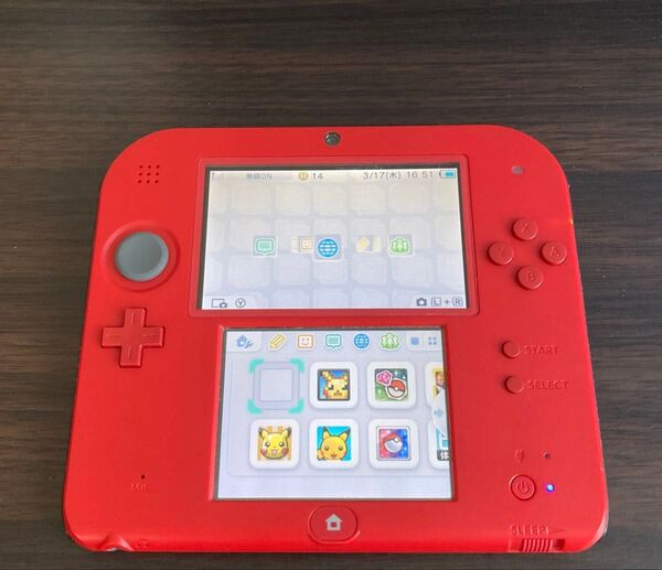 ニンテンドー2DS 本体 レッド