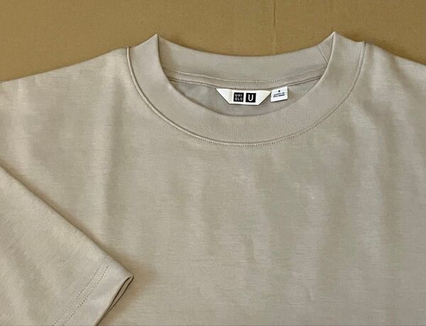 ユニクロ エアリズムコットンオーバーサイズTシャツ 5分袖 Sサイズ カラー: 02 LIGHT GRAY 未使用
