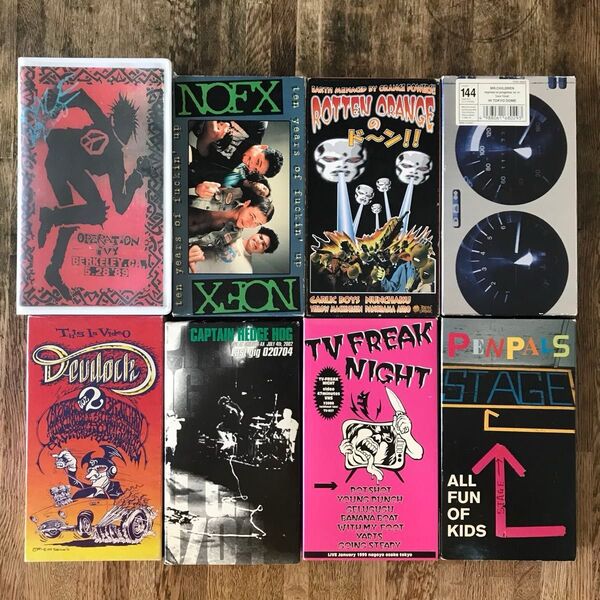 【動作確認済】音楽VHS NOFX, Operation Ivy, ゴイステ他まとめ売り