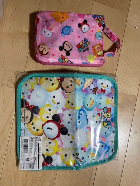 ツムツム エコバッグ 通帳ケース 母子手帳 診察券 ケース