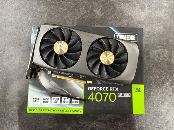 ZOTAC GeForce RTX4070 Super 自作PCパーツ グラフィックボード
