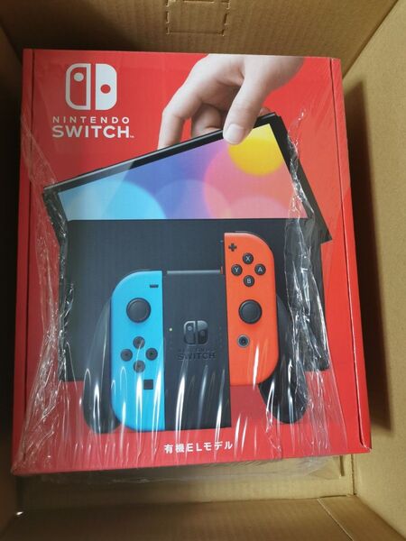 Nintendo Switch(有機ELモデル) Joy-Con(L)/(R) ネオンレッド ネオンブルー 本体 新品未開封