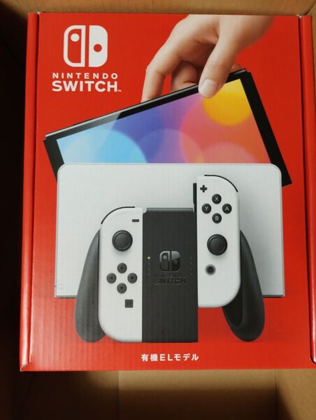 Nintendo Switch(有機ELモデル) Joy-Con(L)/(R) ホワイト ニンテンドースイッチ 本体【新品未開封】