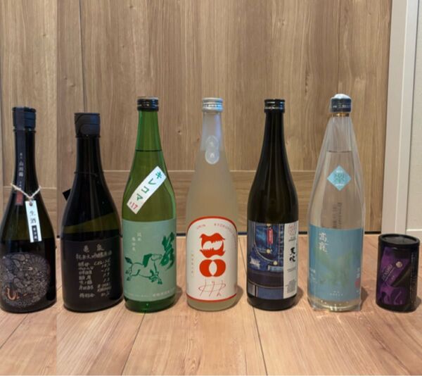産土 田酒 亀泉 若駒など厳選日本酒7本セット 四合瓶
