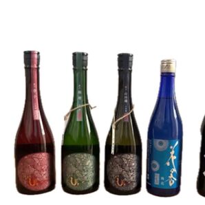 産土 花の香酒造 飲み比べ6本 香子 穂増 山田錦 海花 梅花 赤酒