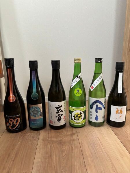 飛露喜 寒菊 二兎など厳選日本酒6本セット