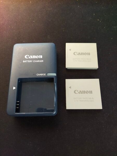 Canon 純正 充電器 CB-2LV バッテリー NB-4L 2個 セット