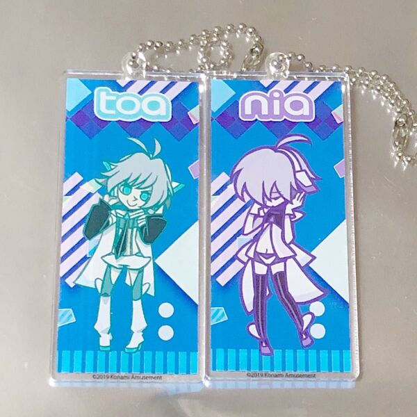 ニア トア pop’n music ポップンミュージック アクリルチャーム アクリルキーホルダー