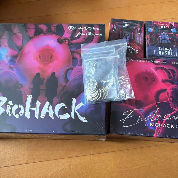 ボードゲーム バイオハック 拡張 メタルコイン 未開封
