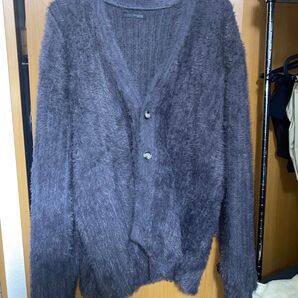 ZARA カーディガン モヘアライク グレー