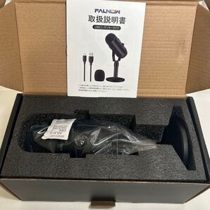 コンデンサーマイク ミュートボタン ゲーミングマイク 単一指向性 PCマイク USBマイク