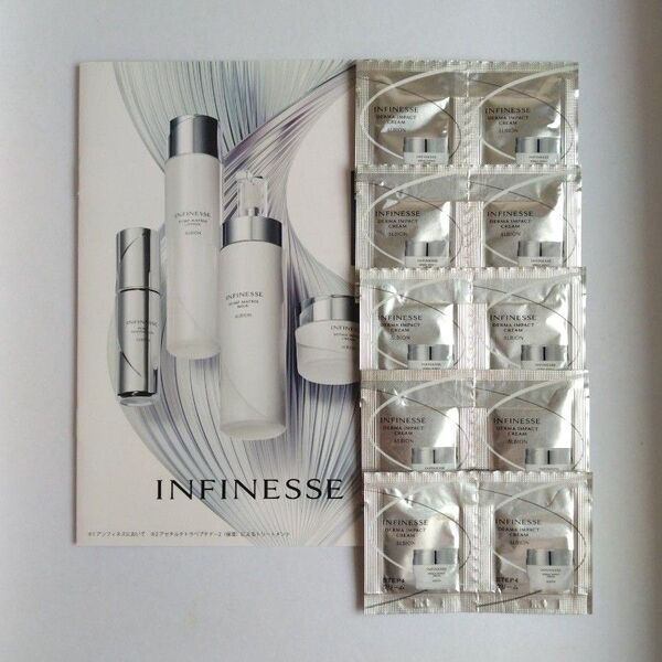 ALBION INFINESSE ダーマ インパクト クリーム&フェイシャルコットン サンプルセット